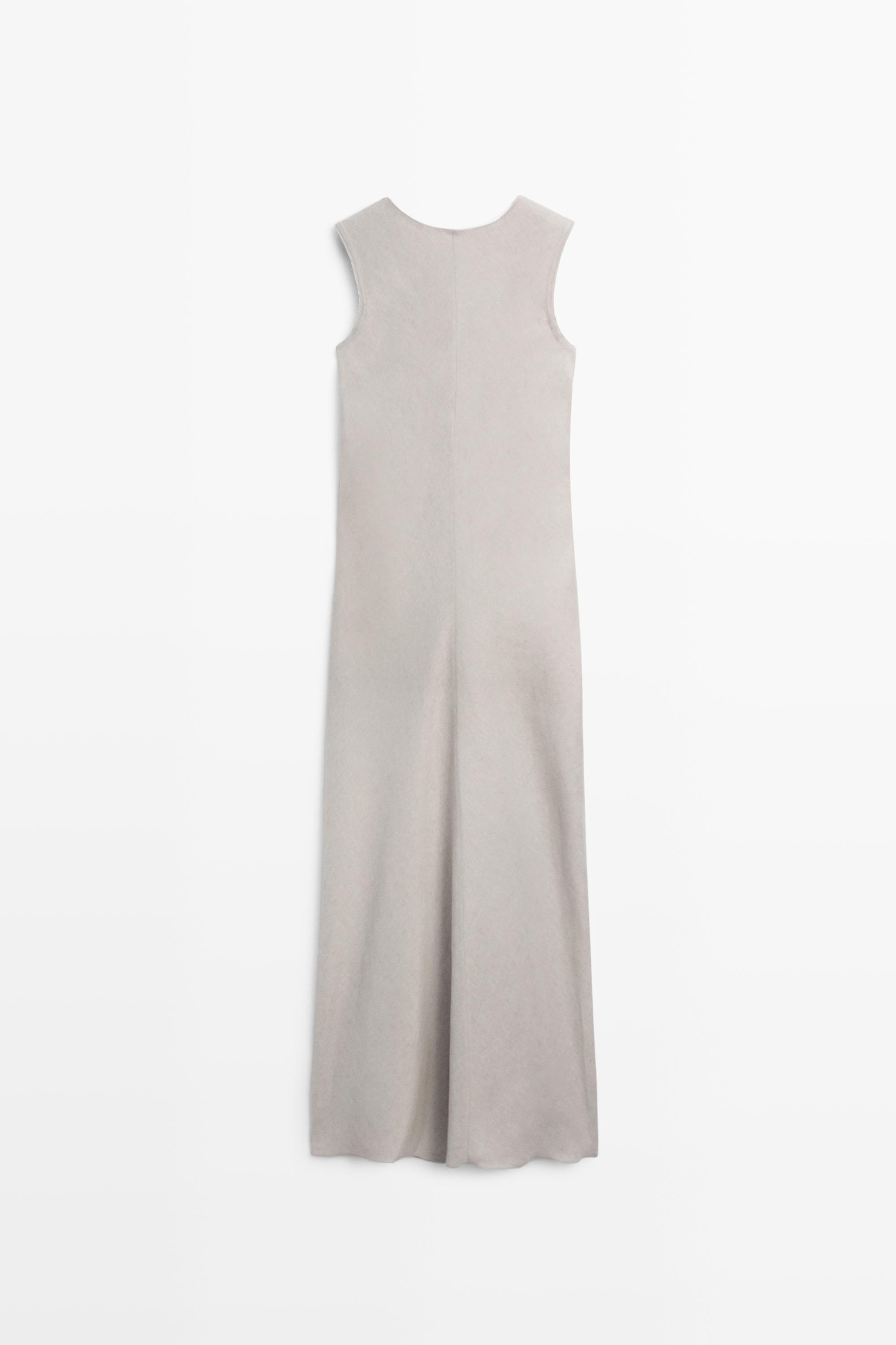 Flowing dress with ruffle detail - STUDIO
