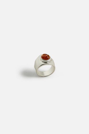 BAGUE CHEVALIÈRE CONTRASTE - Argent de Zara - Image 3