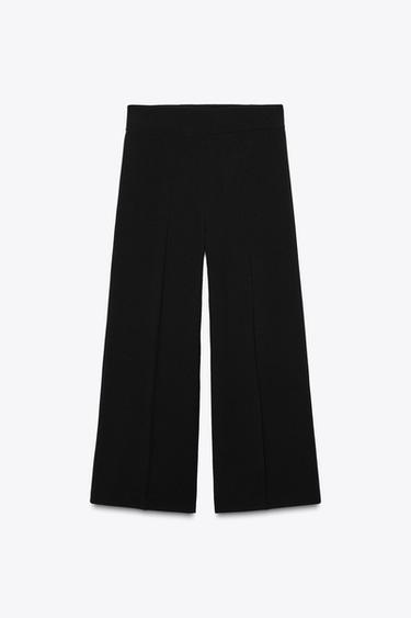JUPE-CULOTTE COLLECTION ZW - Noir de Zara - Image 4