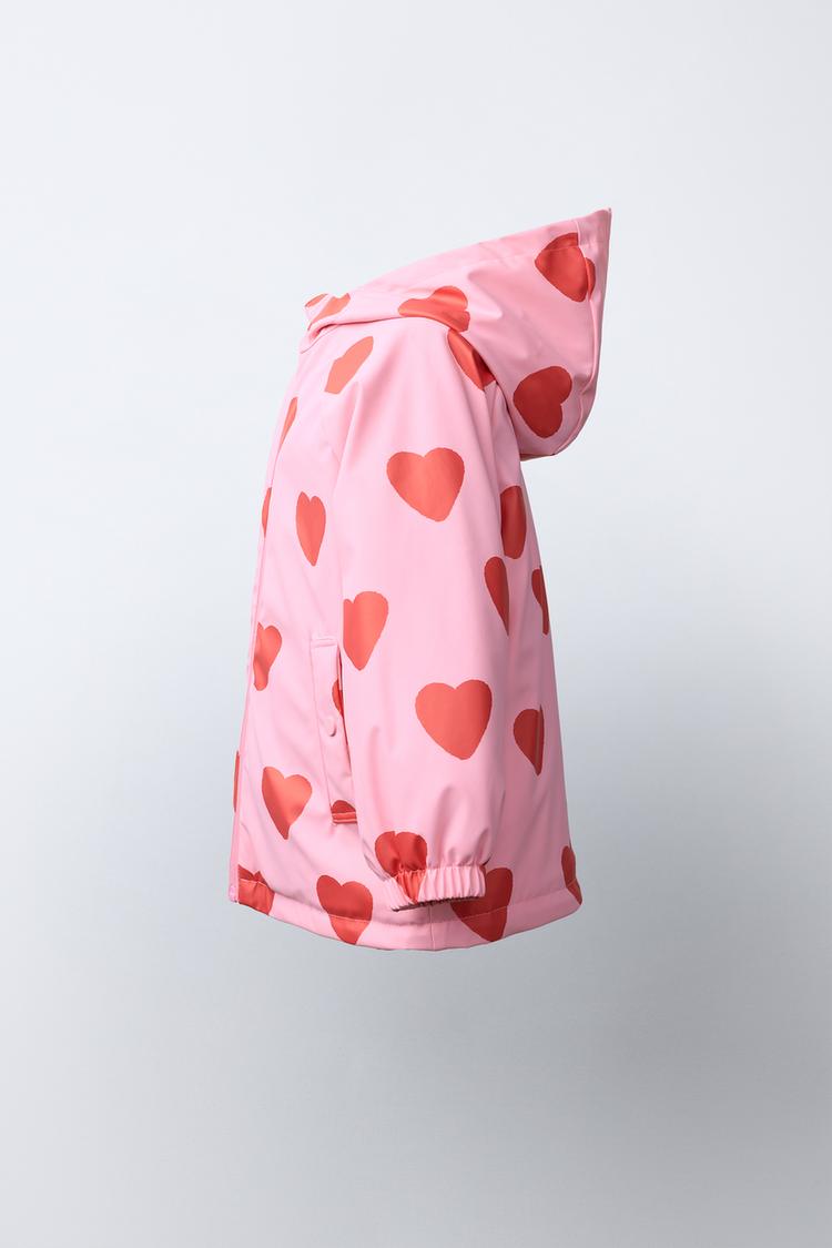 Impermeable de corazón de goma resistente al agua 3