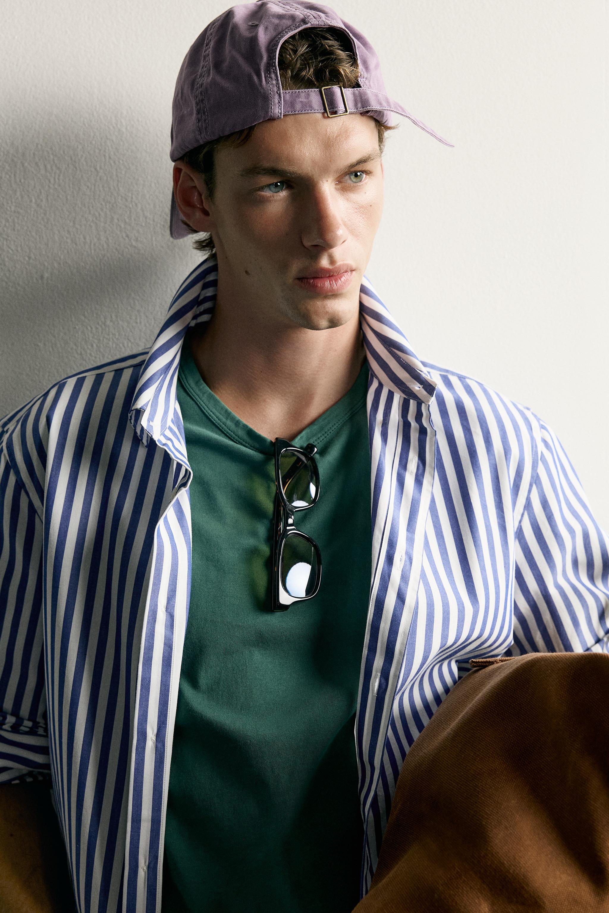 STRIPED RELAXED FIT SHIRT