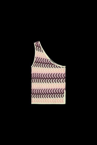 ASYMMETRISCHES STRICKOBERTEIL MIT STRUKTUR - Bunt von Zara - Bild 0