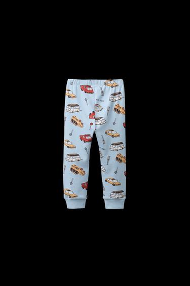 2-6 YEARS/ CAR PRINT PYJAMAS - Blue by Zara
