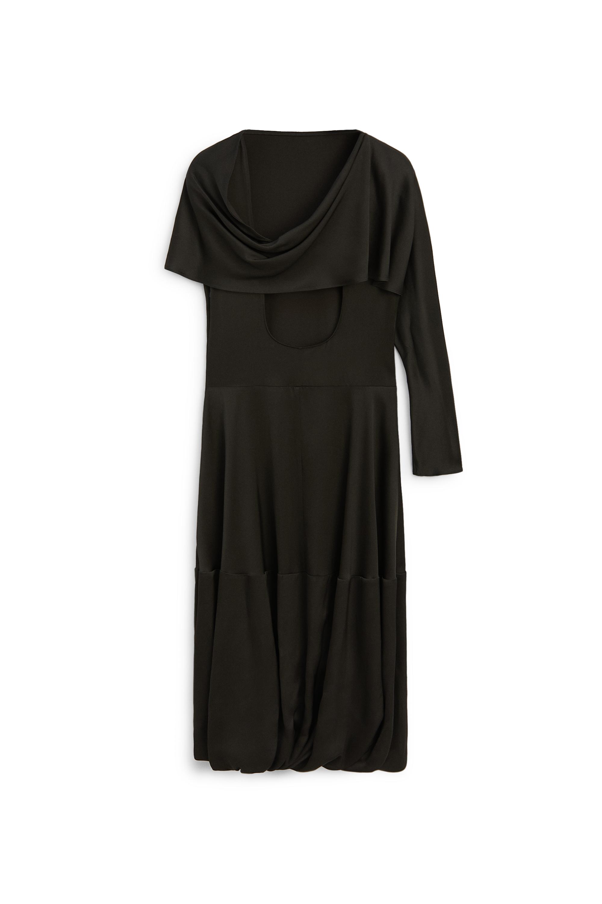 Asymmetric sleeve midi dress - LIMITED EDITION