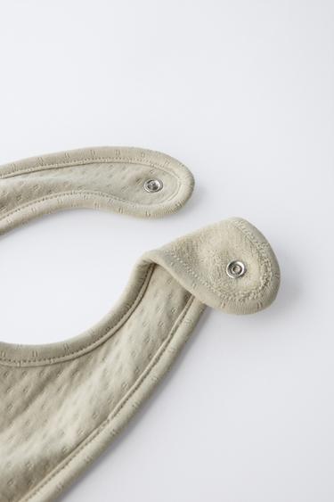 LOT BONNET ET BAVOIR STRUCTURÉ - Verdâtre de Zara - Image 2