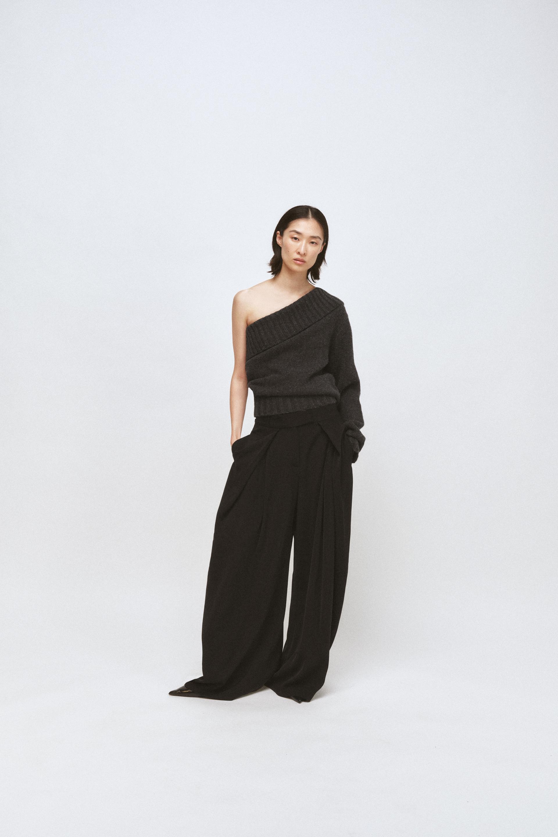 Zara ZW COLLECTION WIDE LEG PANTS