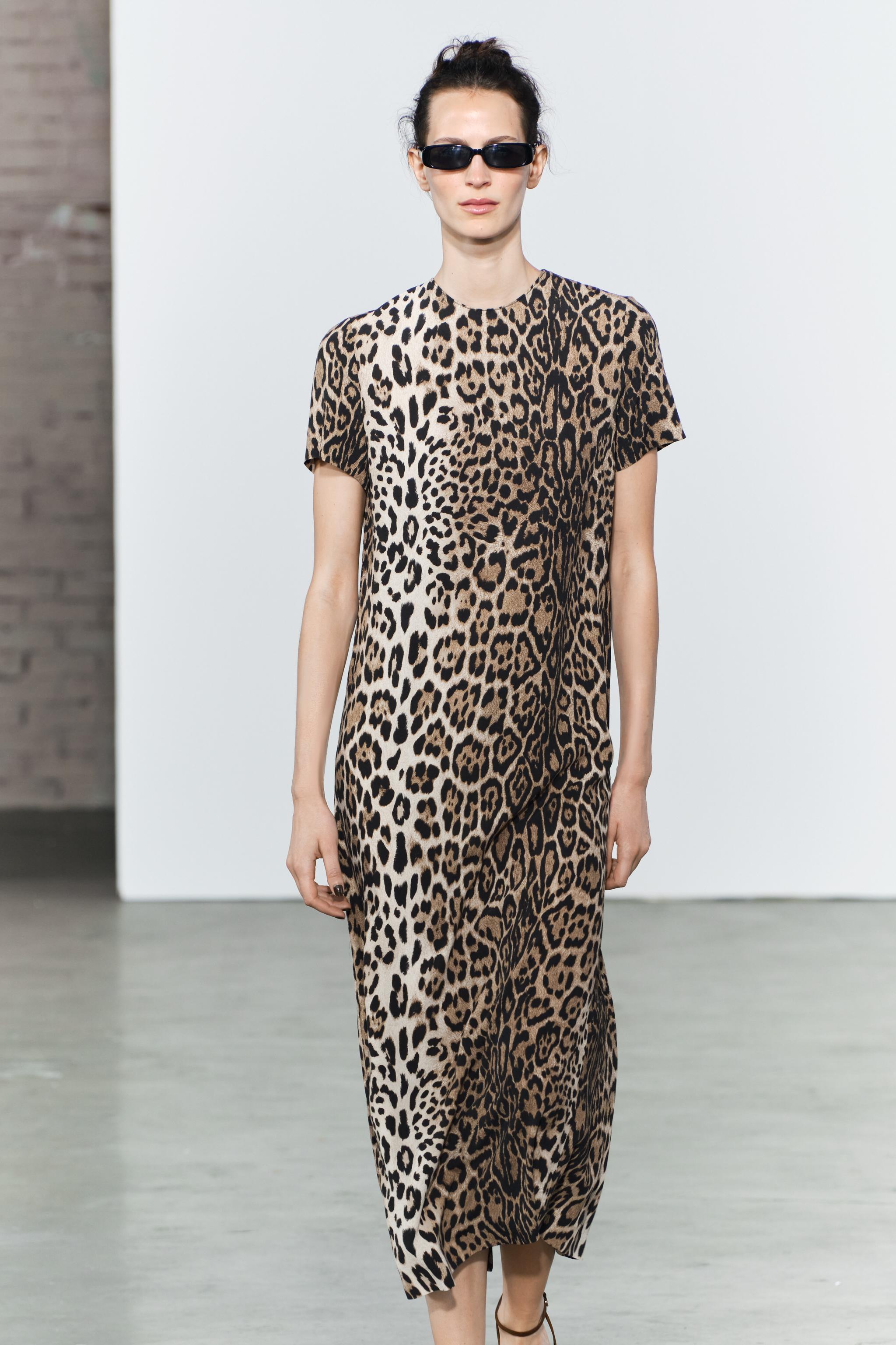 Leopard shops print dress next