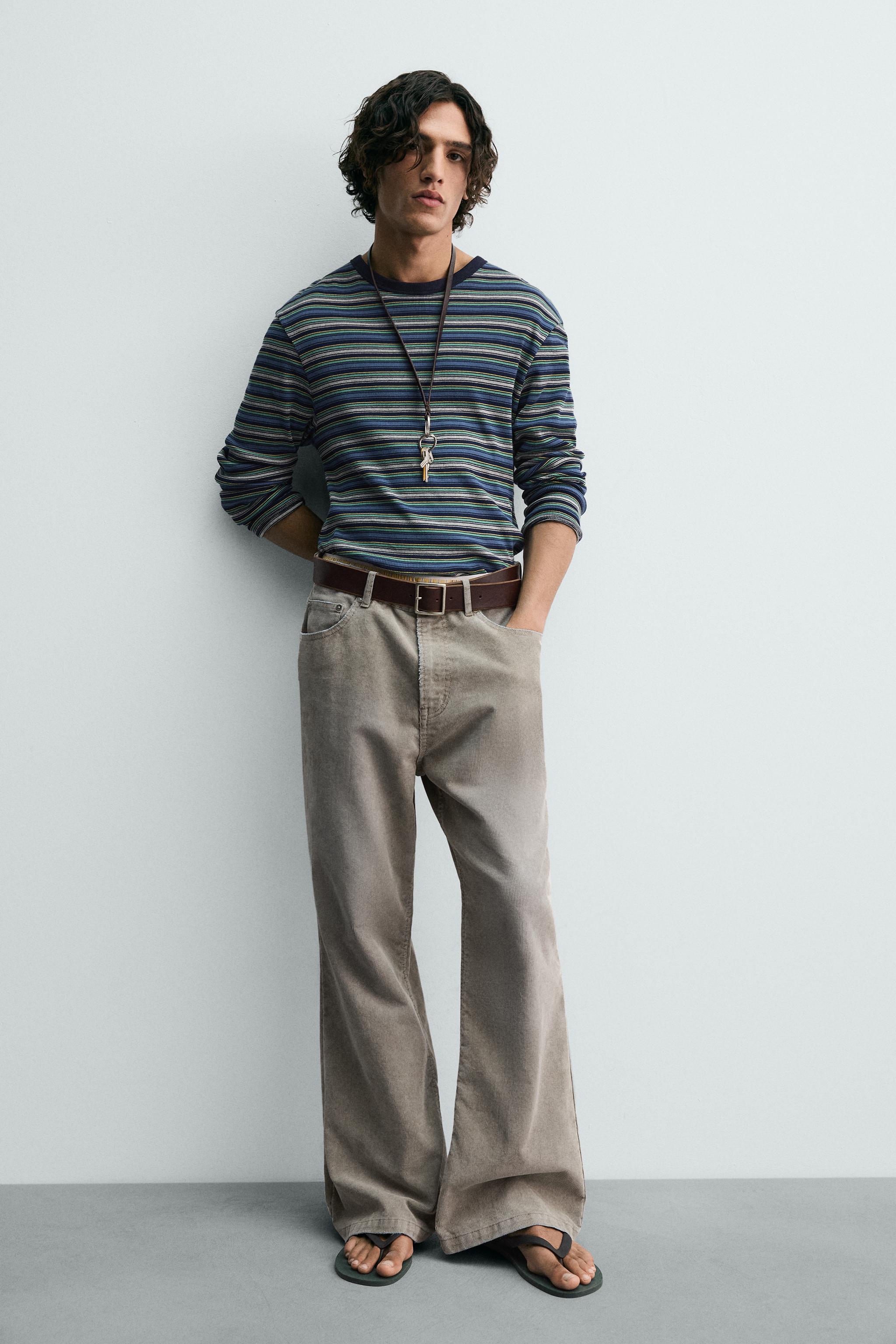 PANTALON FLARE EN VELOURS CÔTELÉ