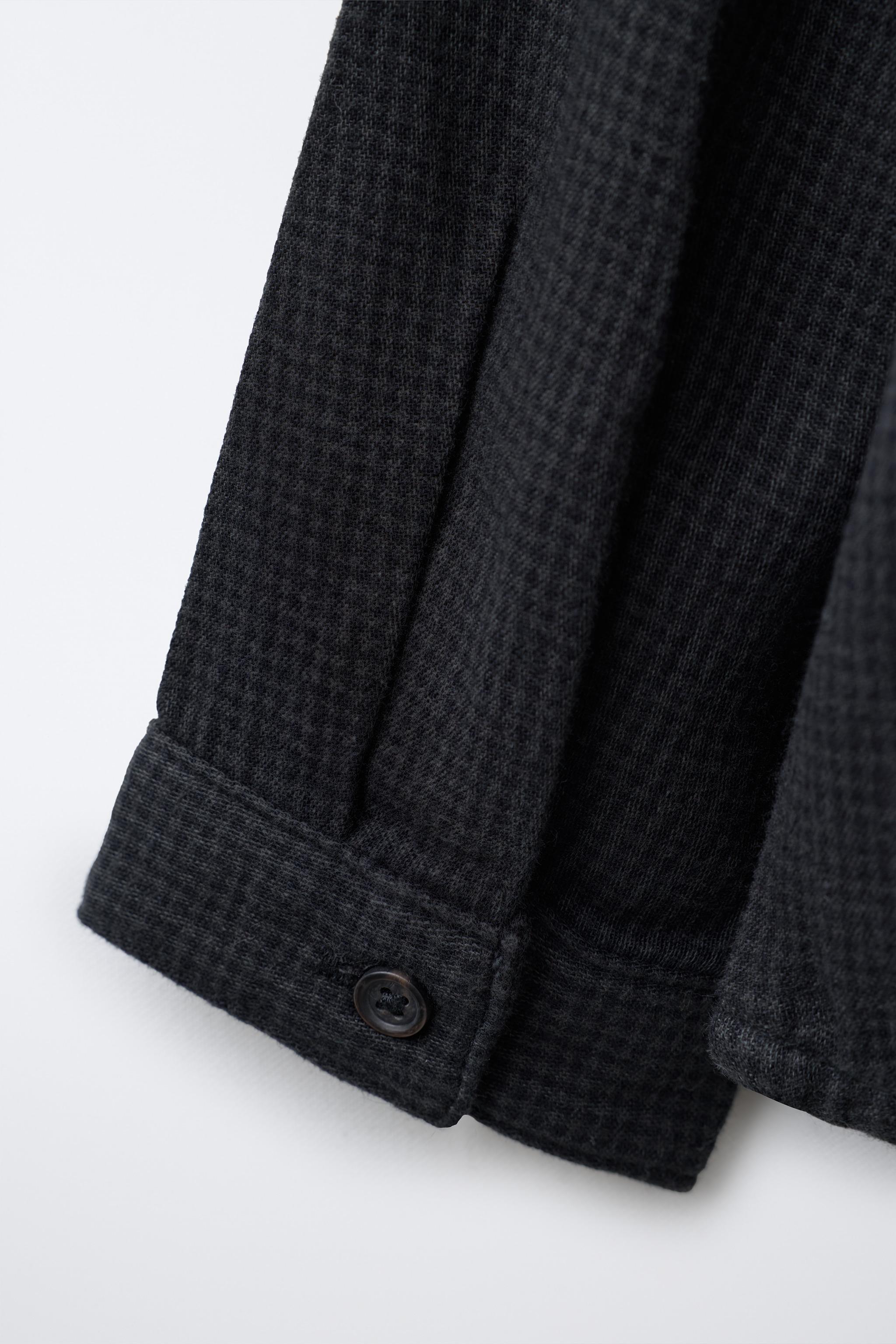 EMBROIDERED POCKET PLAID SHIRT