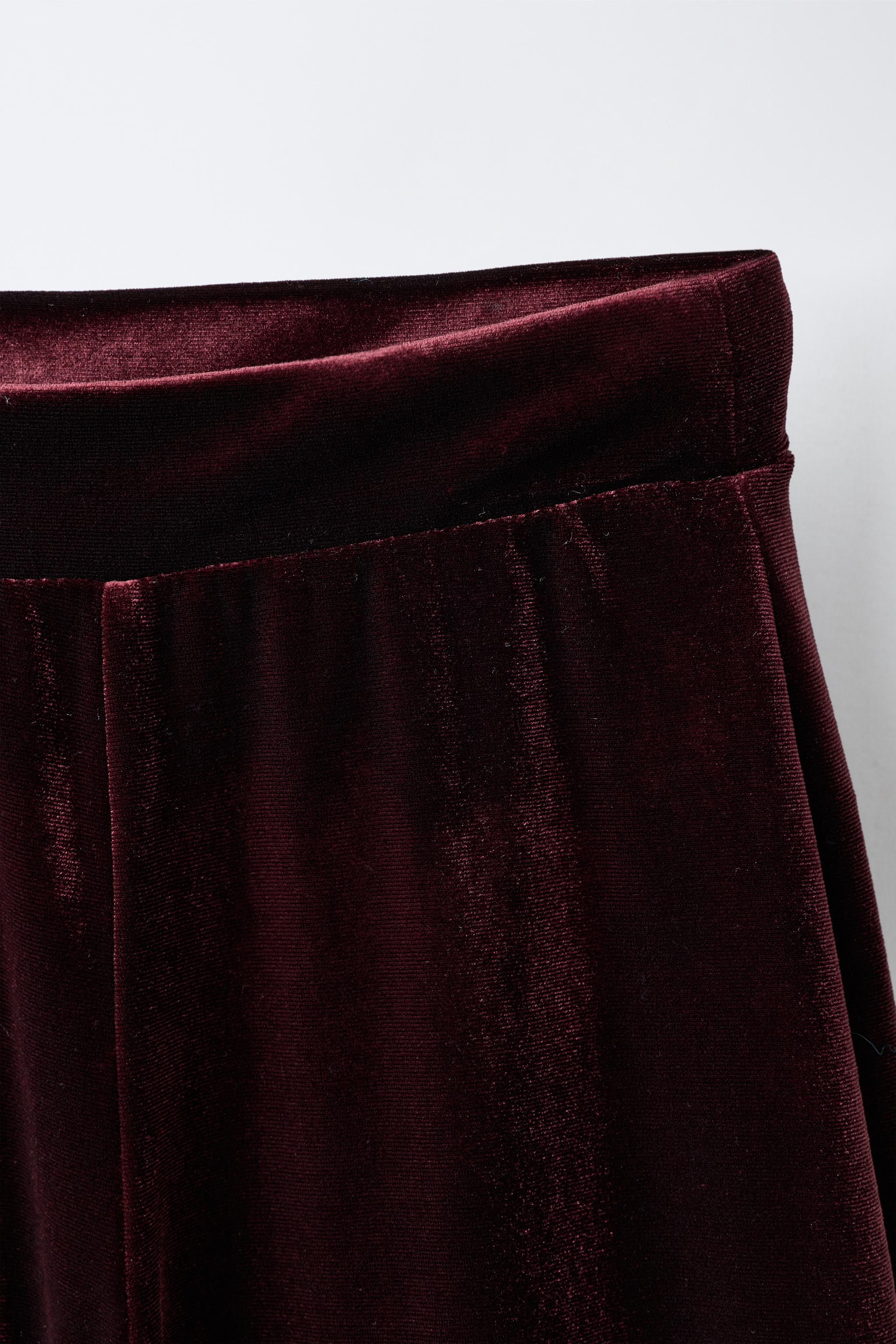 PANTALON VELOURS WIDE LEG ALAMARES