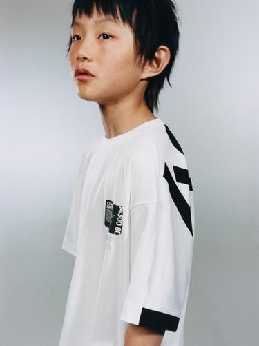 SPORTY GRAFFITI T-SHIRT - White by Zara