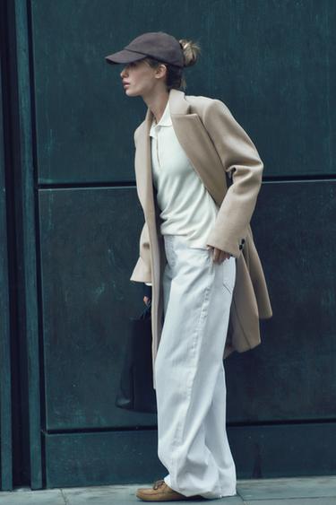 SOFT COAT - camel by Zara