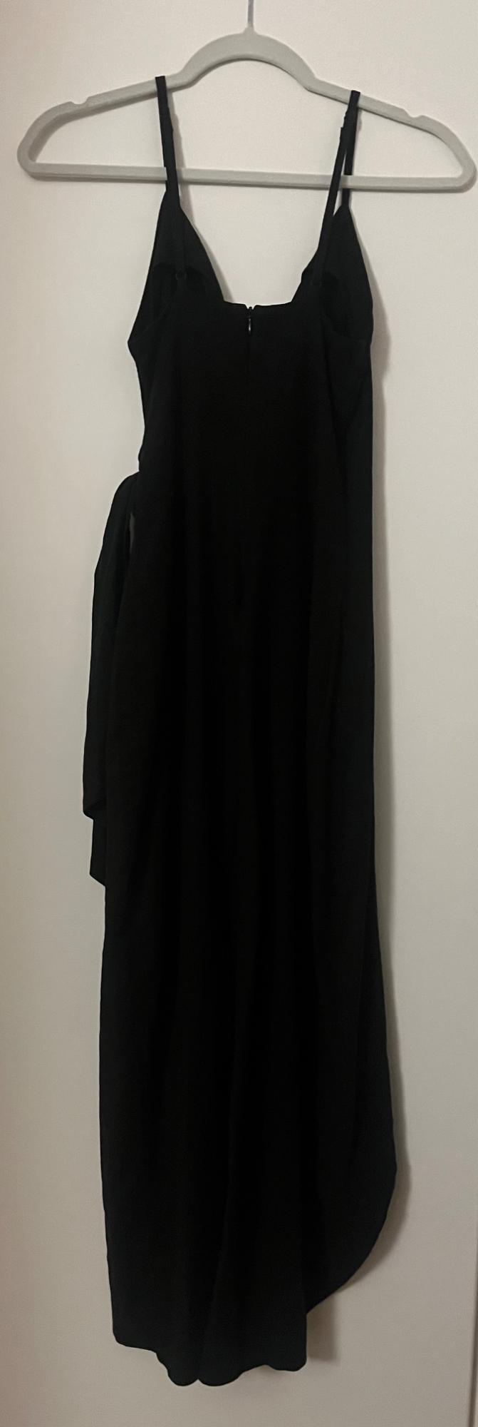 LINEN BLEND SLIP DRESS WITH KNOT - Image 2