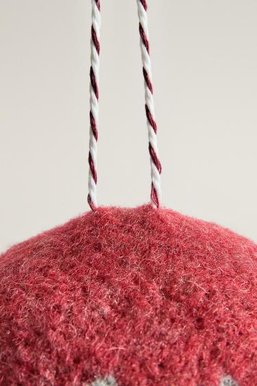 DOG FELT CHRISTMAS TREE DECORATION — Red 2