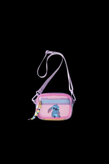 Zara LILO & STITCH © DISNEY VINYL CROSSBODY BAG - Pink - Image 0