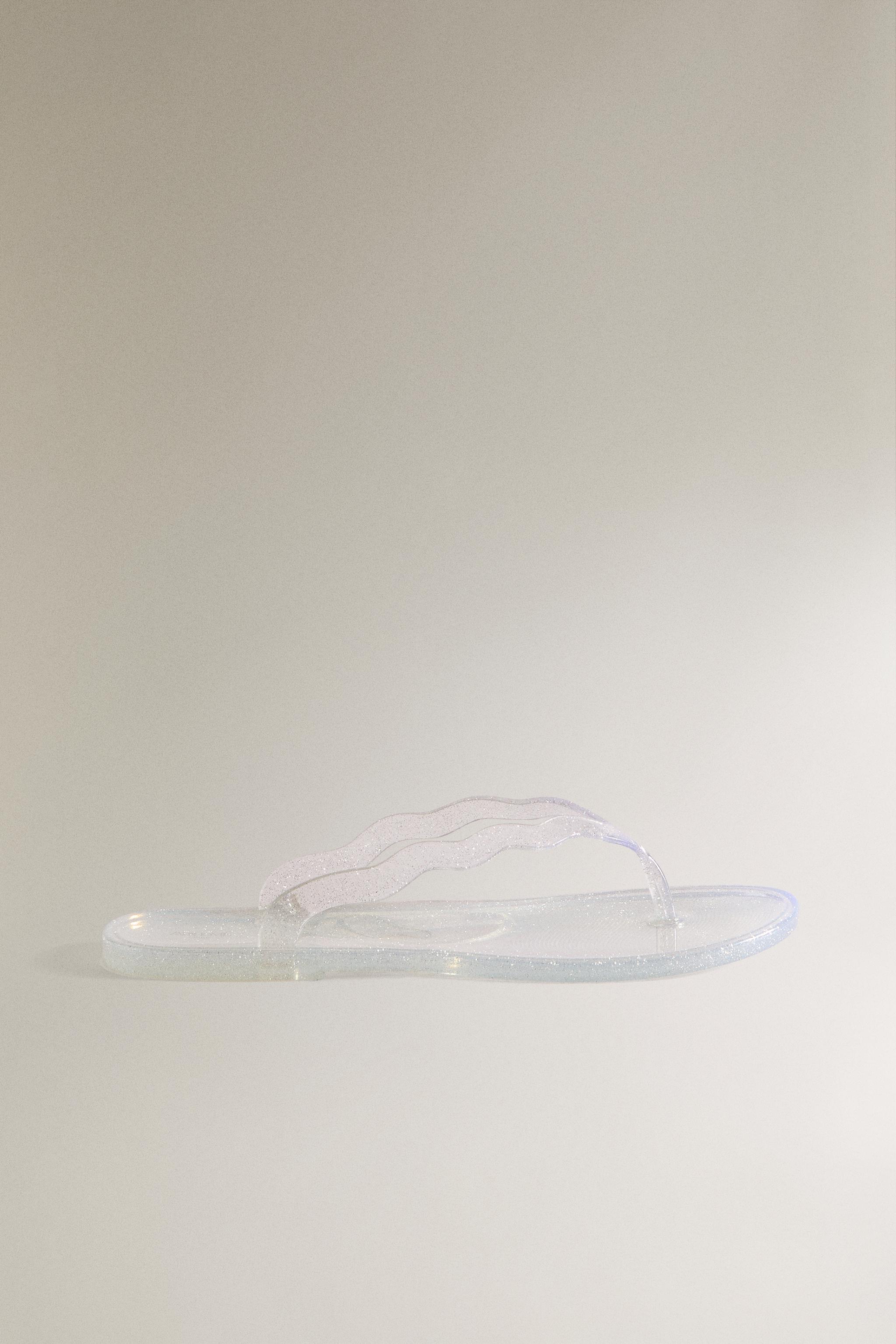 GLITTER SANDALS — Transparent (alternate view)