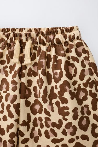 ZEBRA PRINT T-SHIRT AND BERMUDA SHORTS SET - Ecru by Zara - Image 3