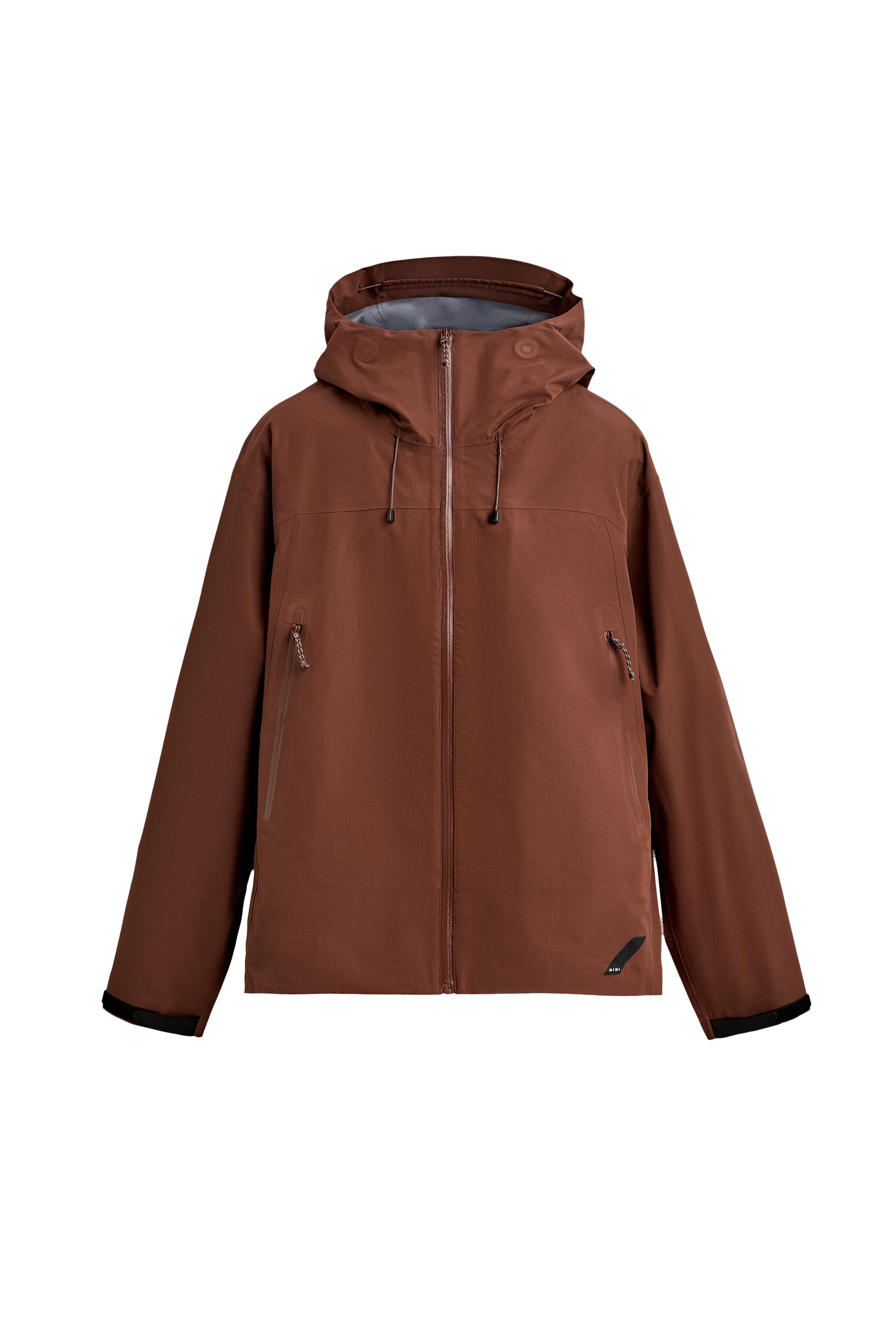 WATERPROOF SHELL TECHNICAL JACKET - Brick | ZARA South Africa