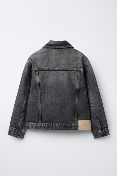 DENIM JACKET - Grey by Zara - Image 1