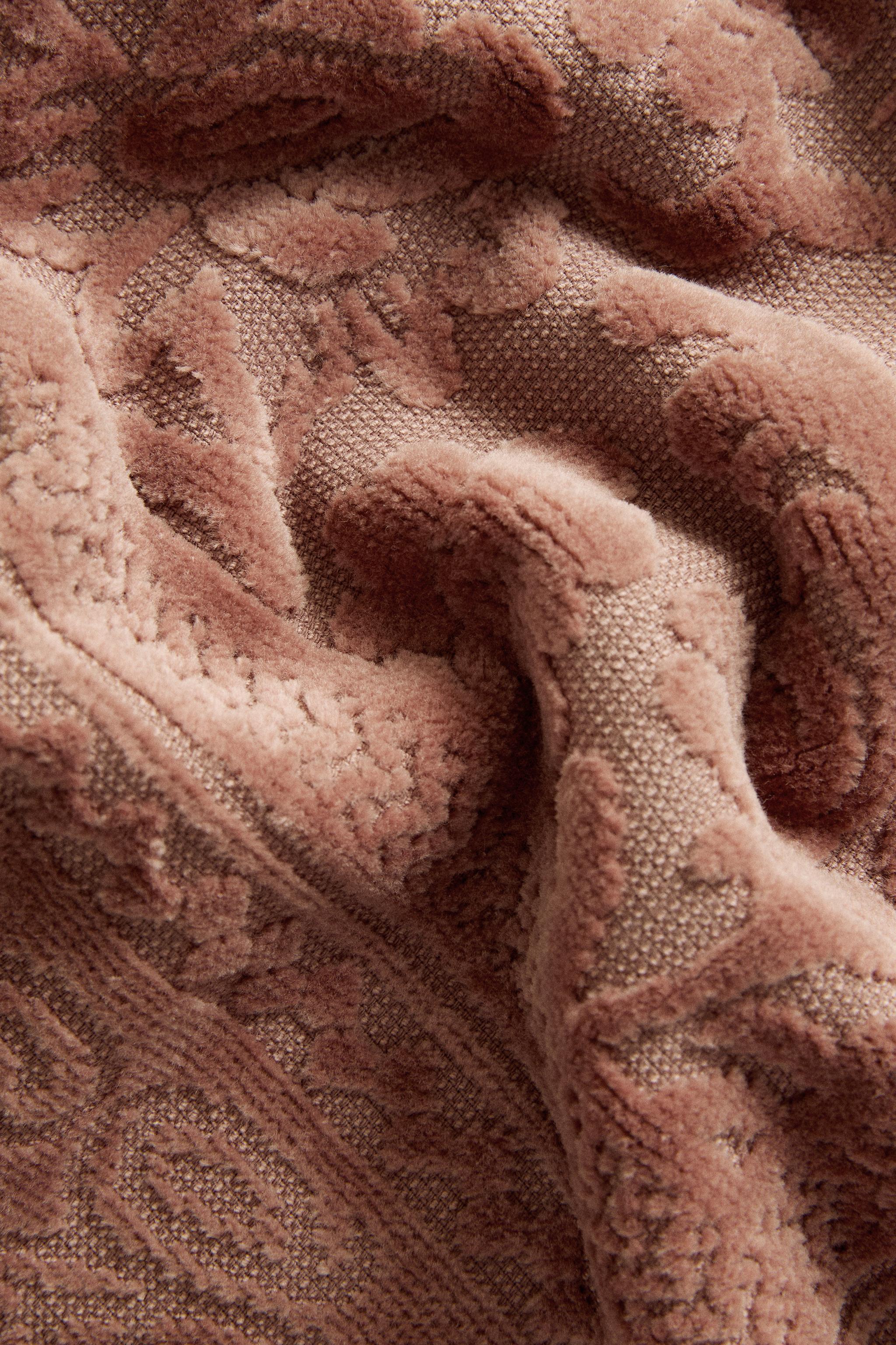 FLORAL JACQUARD BATH TOWEL
