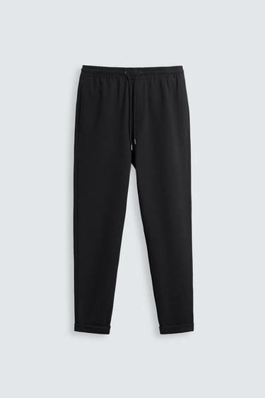 PANTALÓN CINTURA JOGGER EASY CARE - Negro de Zara
