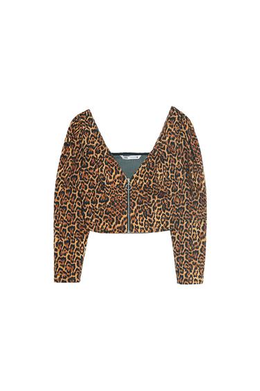 ANIMAL PRINT TOP