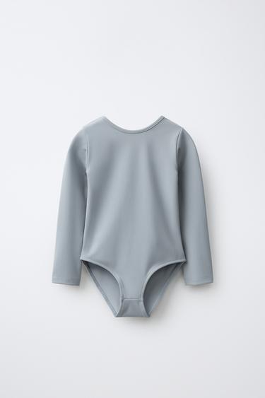 TECHNICAL BALLET BODYSUIT - Greyish by Zara