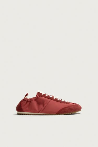 ZAPATILLA ESTILO RETRO - Rojo de Zara