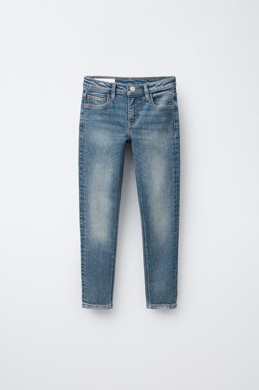 Zara BASIC USKE FARMERKE – Plava – Slika 0