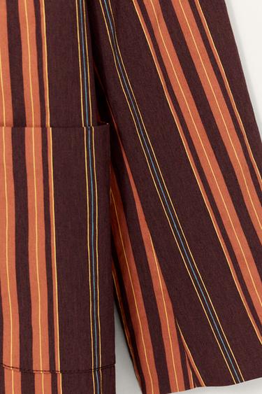 BLAZER COSTUME RAYURES ÉDITION LIMITÉE - Orange de Zara - Image 5