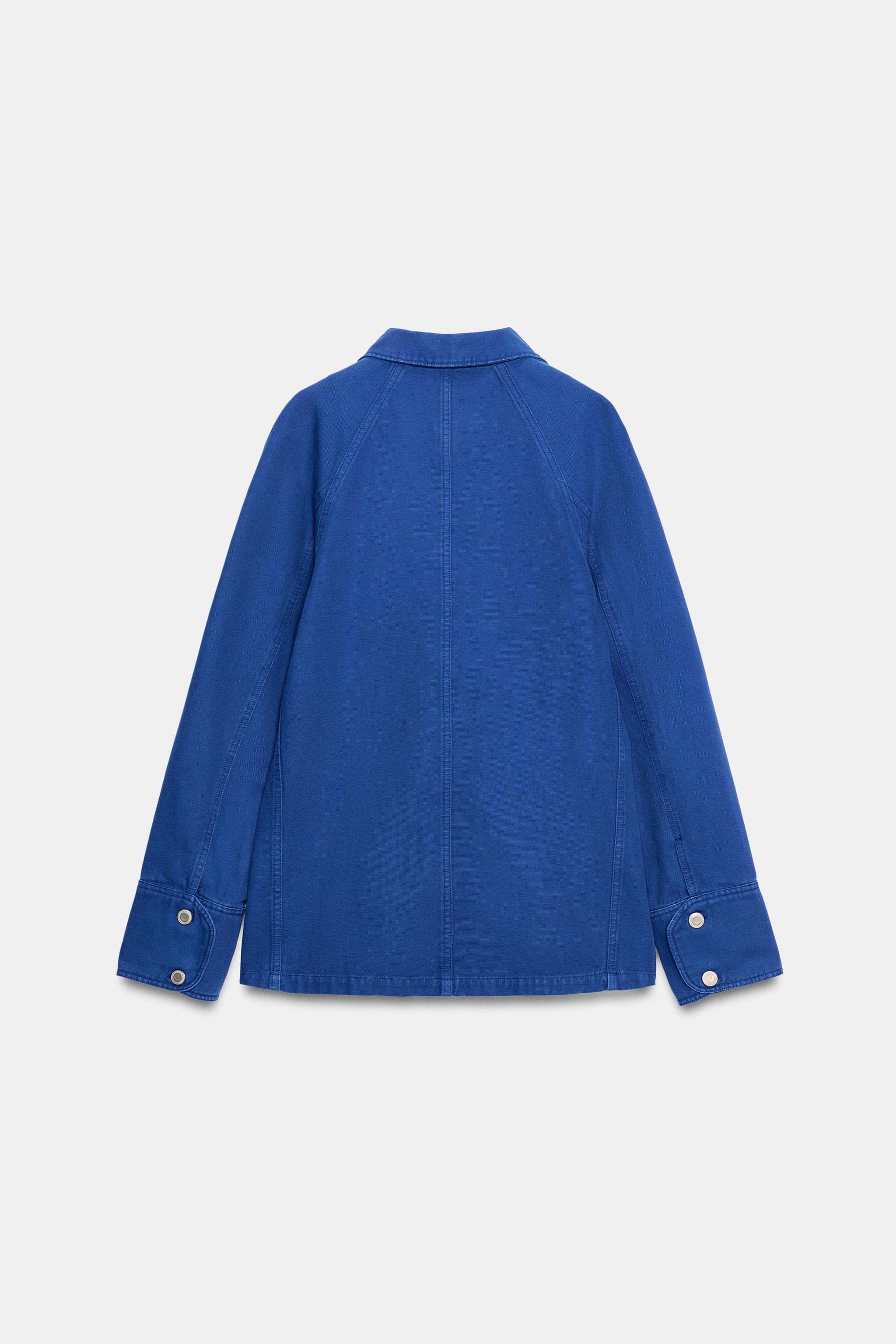 Женские куртки Zara ZW COLLECTION DENIM JACKET — фото 3