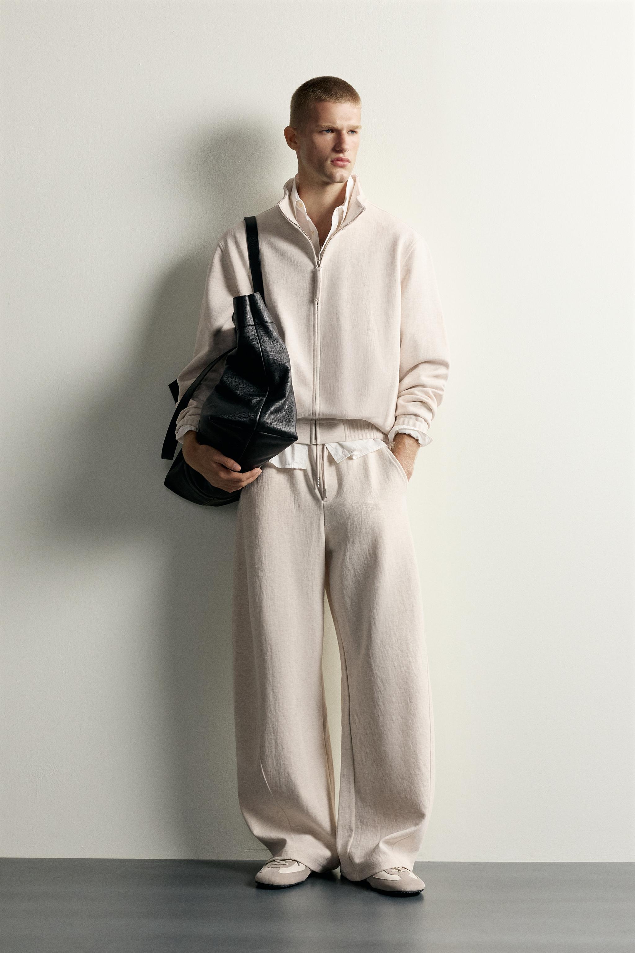 Мужские куртки Zara RELAXED FIT STRUCTURED LIGHTWEIGHT JACKET