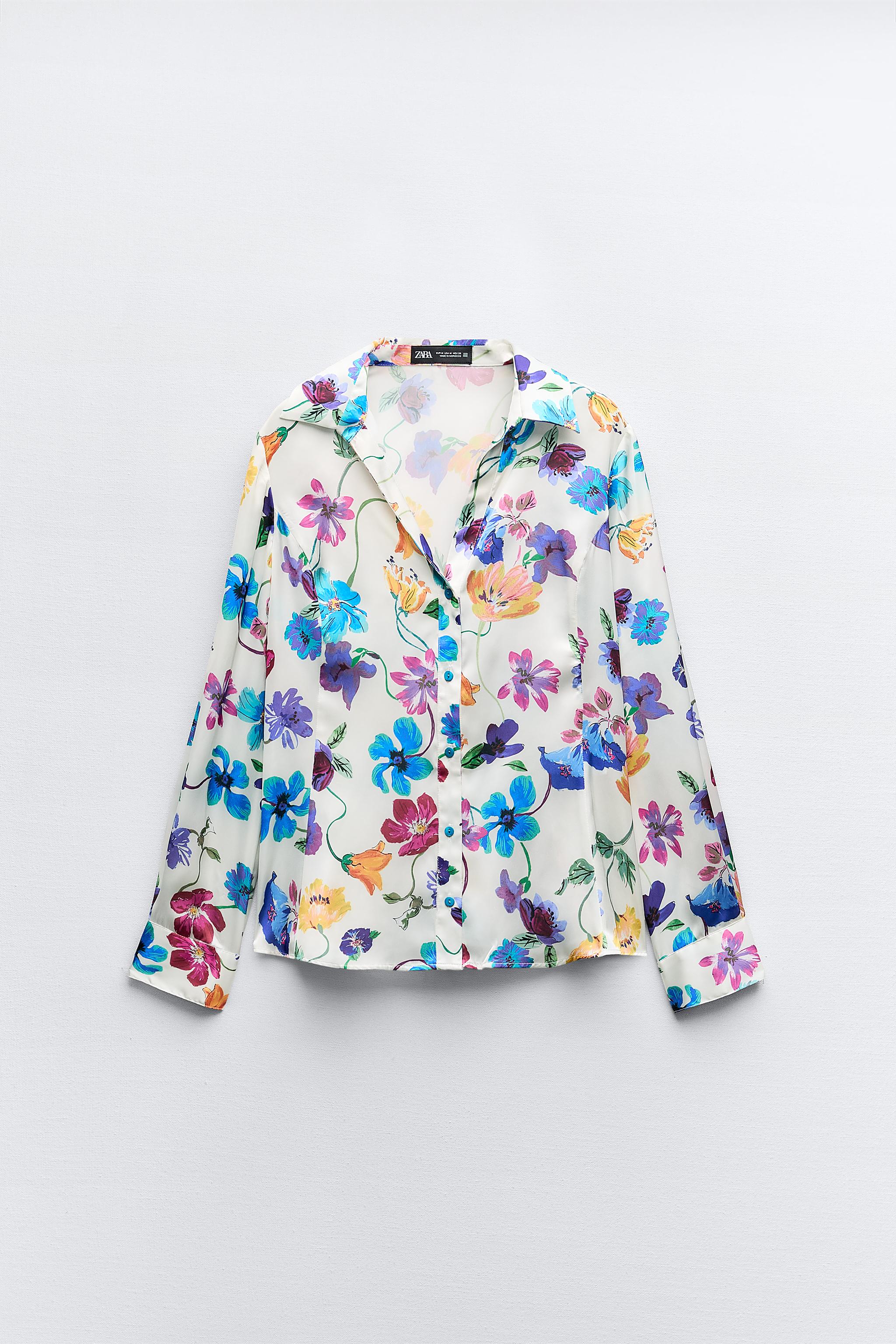Zara Floral Printed Shirt With Kimono Sleeves With Hat and Matching Pants  Three Set, Printed Three Piece, Boho Summer Look, Summer Pants Set -   Finland
