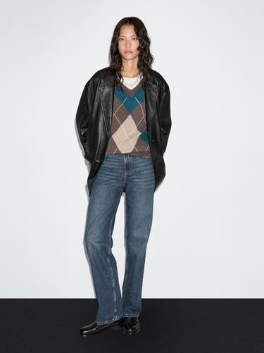 Americana soft piel napa - Negro de Zara