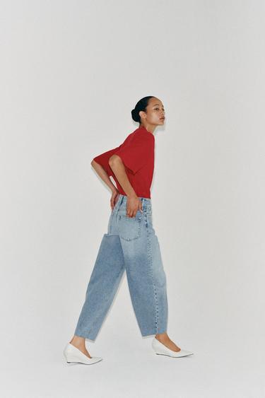 JEAN ZW COLLECTION FUSELÉ TAILLE HAUTE - Bleu clair de Zara - Image 3