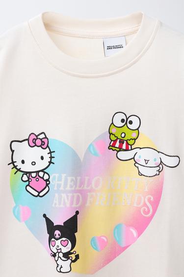 HELLO KITTY AND FRIENDS © SANRIO T-SHIRT - Ecru by Zara - Image 2