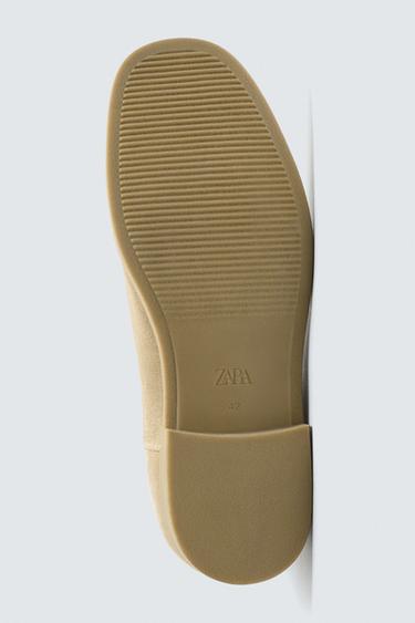 LEATHER CHELSEA BOOTS - Sand Brown by Zara - Image 7