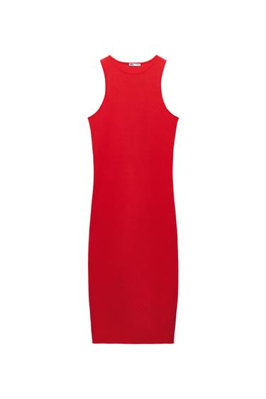SCULPT MIDI DRESS