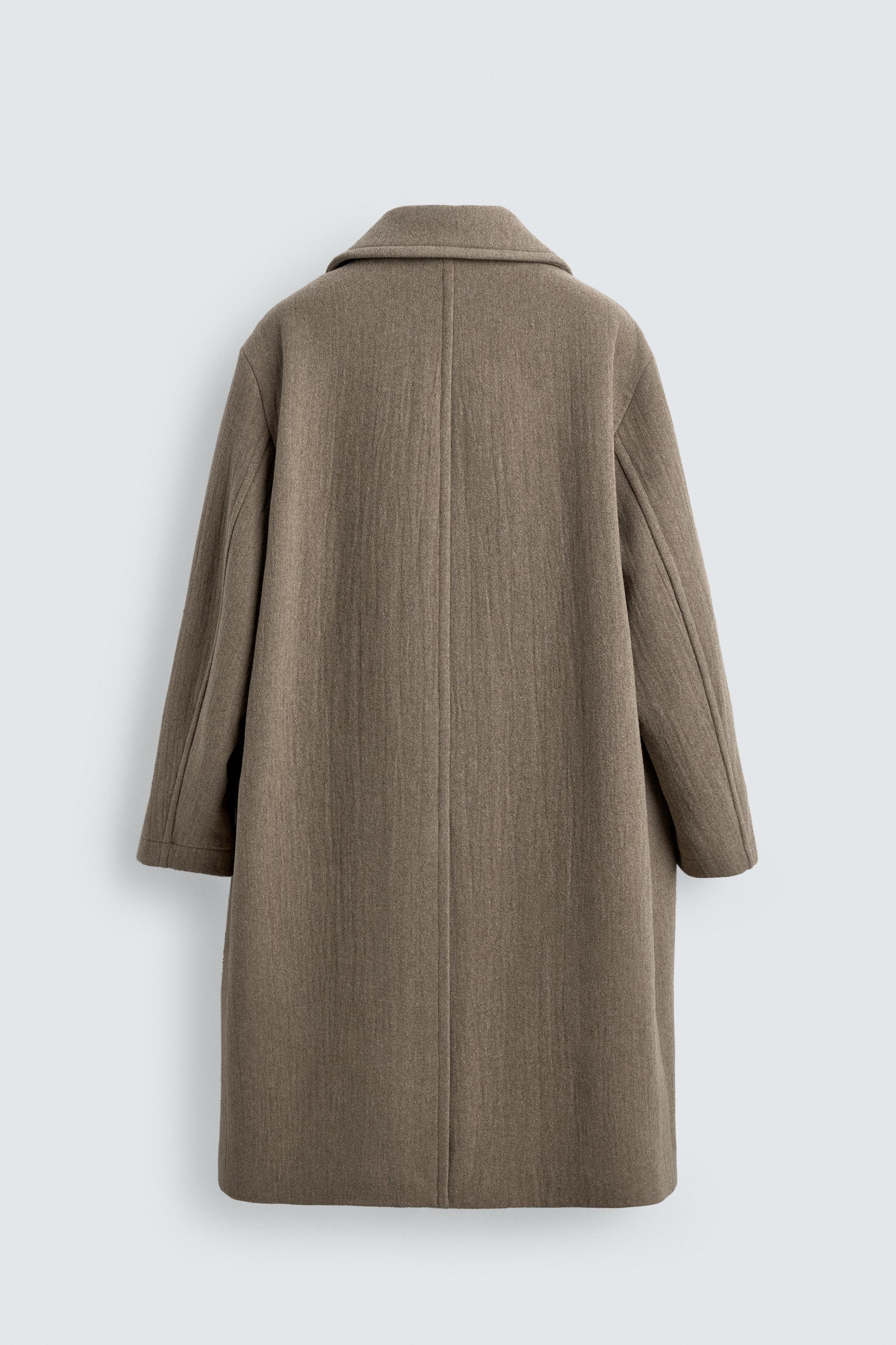 RELAXED FIT WOOL COAT