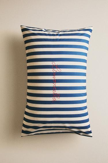 FUNDA ALMOHADA INFANTIL RAYAS X THE ANIMALS OBSERVATORY - Marino de Zara