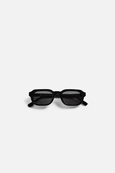 RECTANGULAR SUNGLASSES - Black by Zara - Image 6