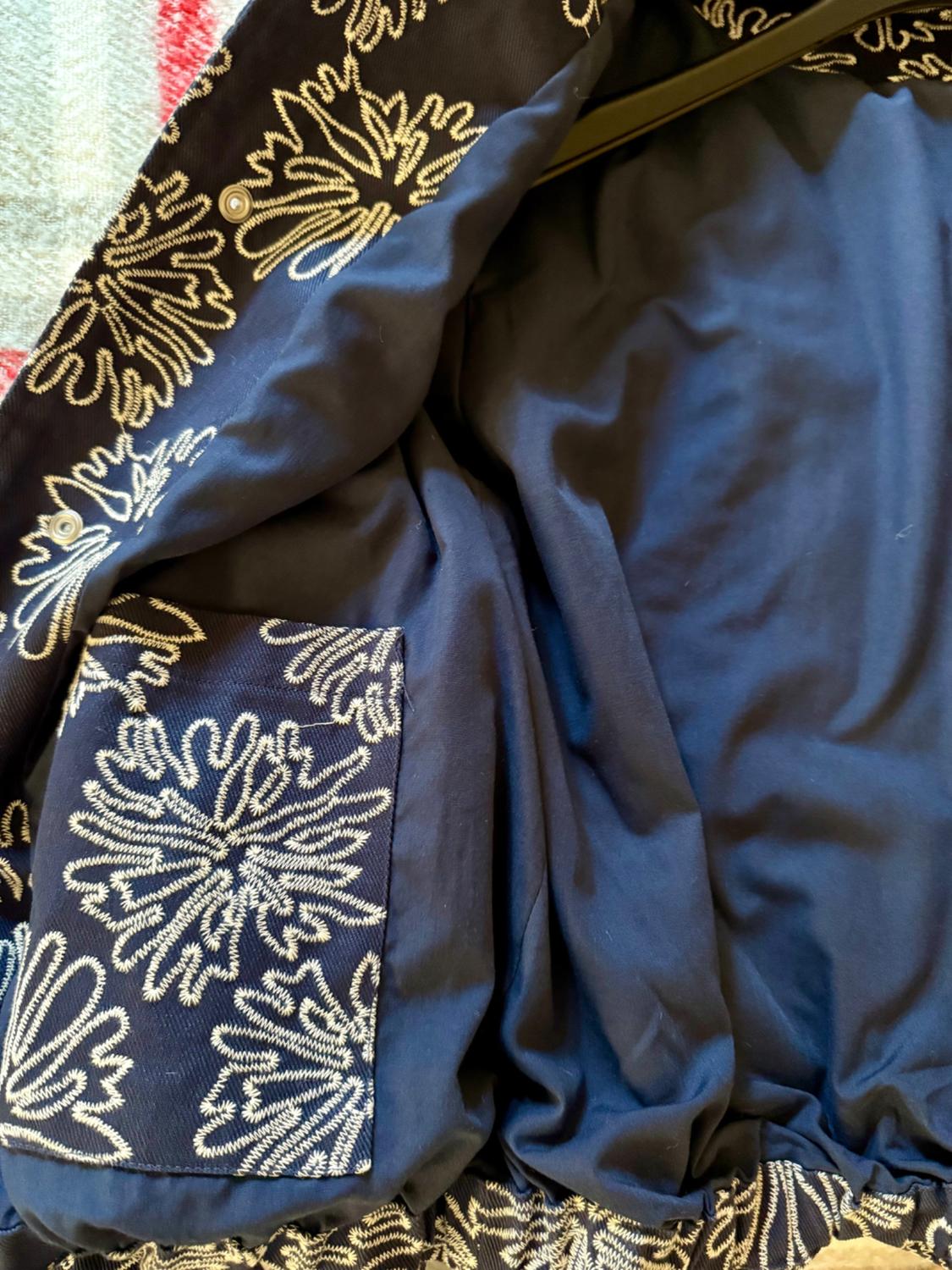 MAN FLORAL EMBROIDERED JACKET - Image 4