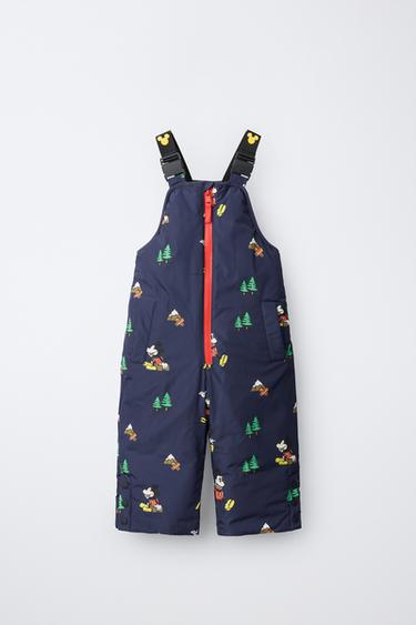 MICKEY MOUSE © DISNEY WATER-REPELLENT QUILTED JUMPSUIT - Navy blue by Zara