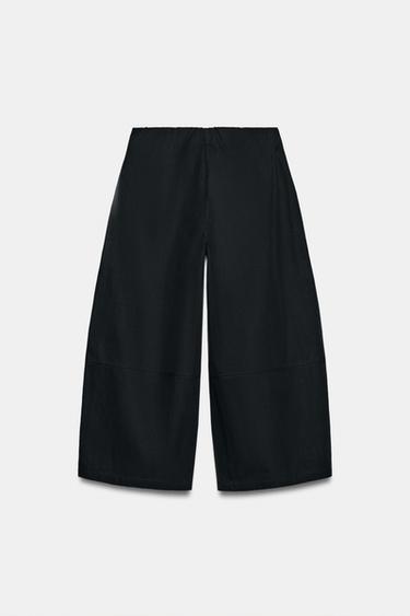JUPE-CULOTTE - Noir de Zara - Image 6