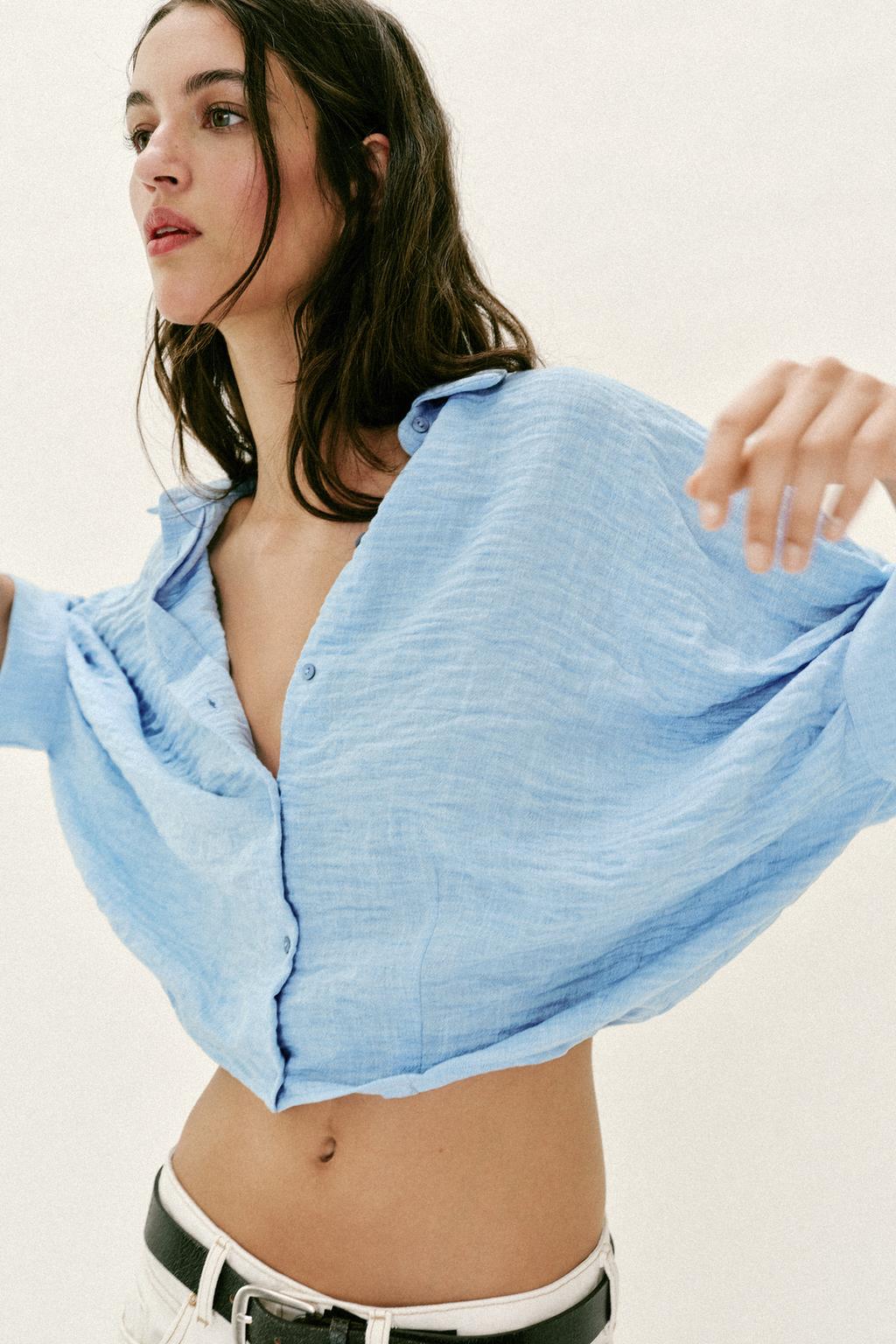 SHORT SLEEVE BALLOON SHIRT - image 2