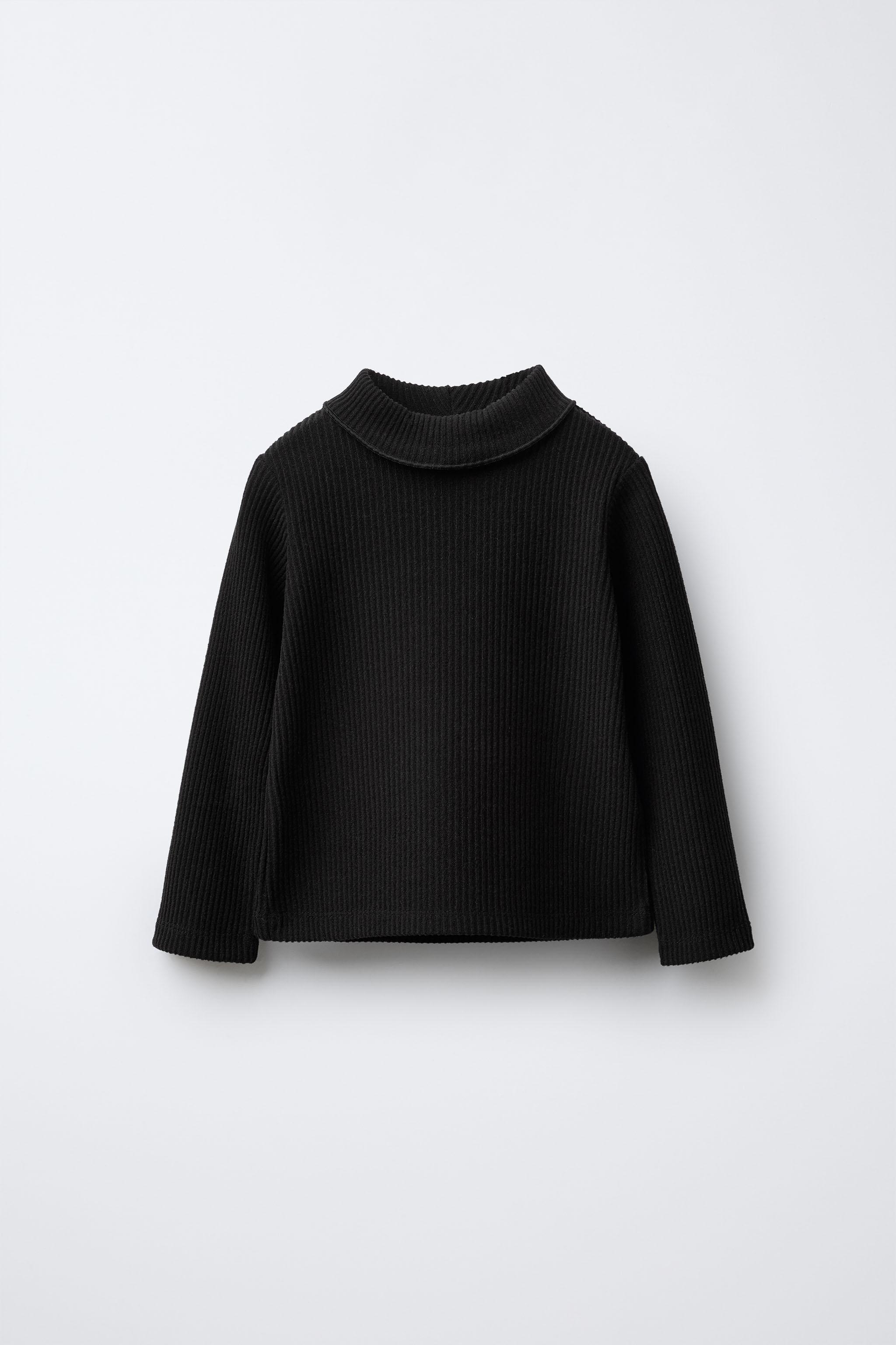 RIBBED TURTLENECK T-SHIRT