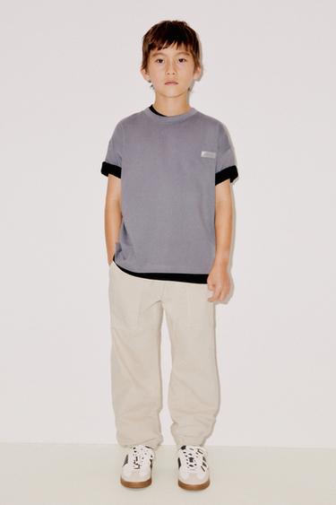 Zara SUPER STRETCH JOGGER PANTS - Ecru