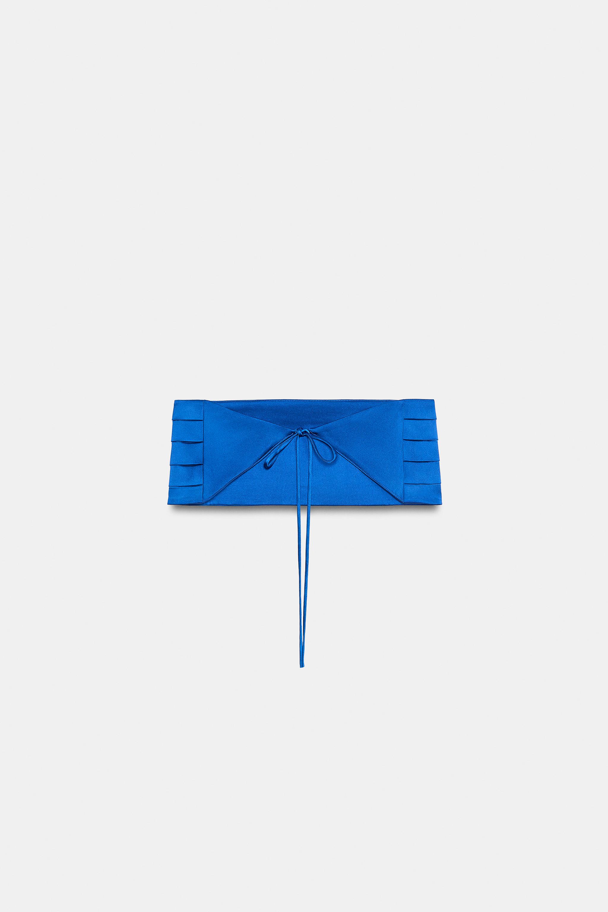 Женские ремни Zara PLEATED CUMMERBUND BELT — фото 2