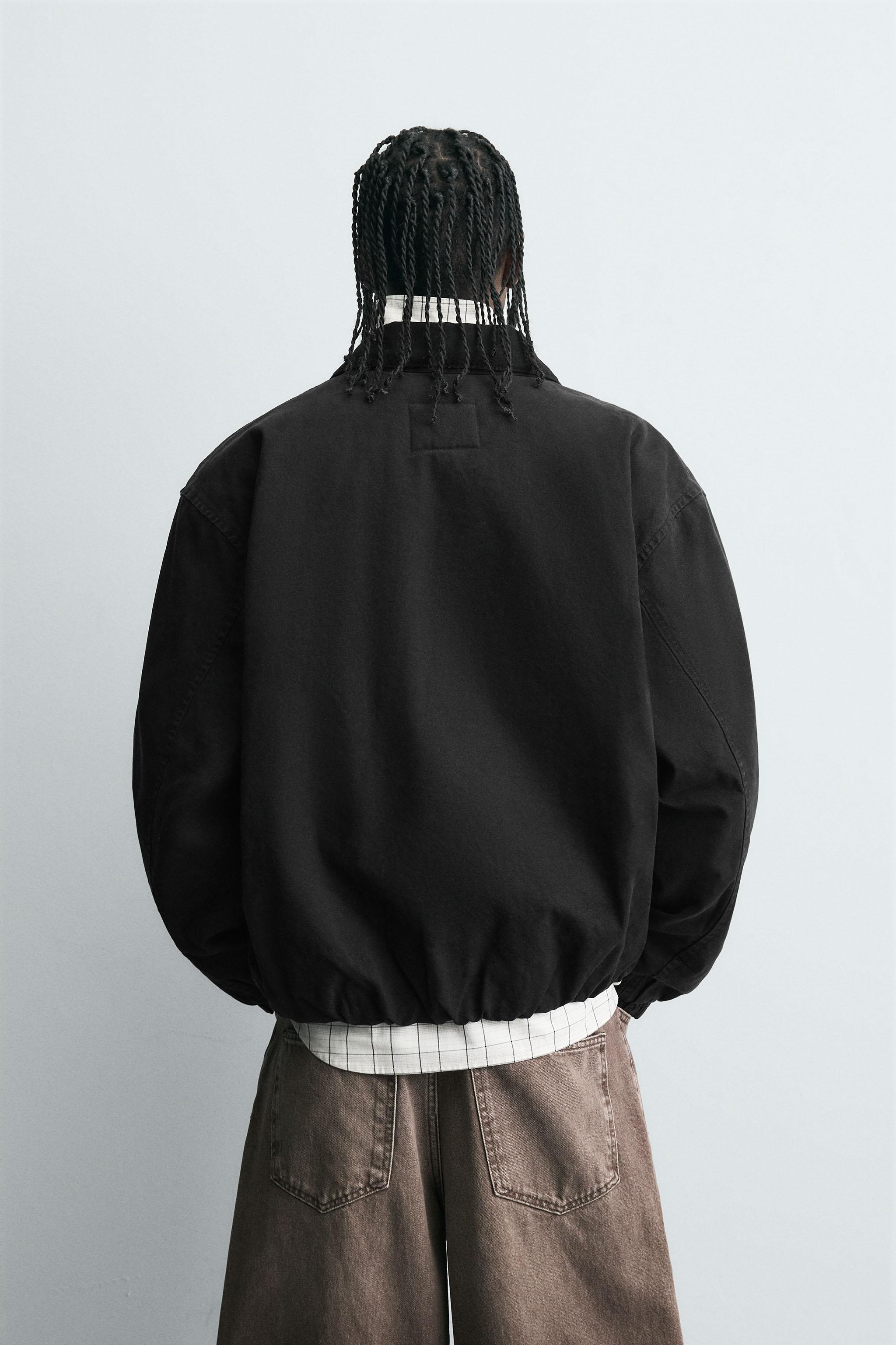 VESTE COUPE DÉCONTRACTÉE FERMETURE ÉCLAIR