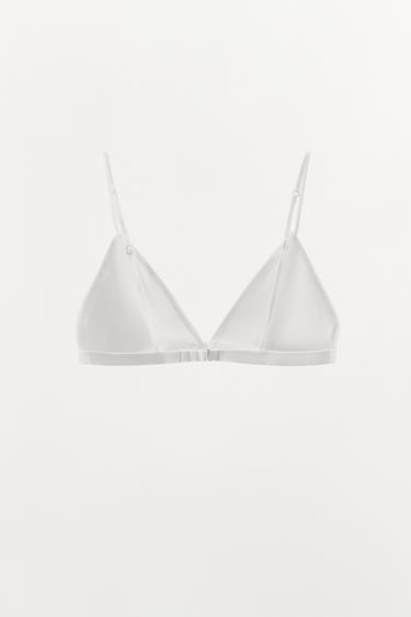 BRALETTE TRIANGLE MODAL - Blanc de Zara - Image 4